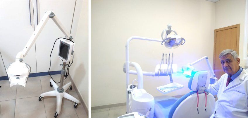 Blanqueamiento dental combinado